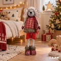 Skrzat świąteczny mysz 40-72cm krasnal gnom duży pompon teleskopowe nogi  (2).jpg