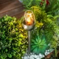Lampa solarna led ogrodowa nowoczesna srebrna lampa solarna 39cm (8).jpg