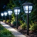 6 x lampa solarna 34cm led zestaw do ogrodu wbijana ogrodowa czujnik czarna (3).jpg