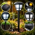6 x lampa solarna 34cm led zestaw do ogrodu wbijana ogrodowa czujnik czarna (5).jpg