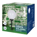Lampa solarna 4 led wbijana czujnik zmierzchu do ogrodu 73cm biała kula ip44 (3).jpg