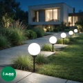 Lampa solarna 4 led wbijana czujnik zmierzchu do ogrodu 53cm biała kula ip44 (11).jpg