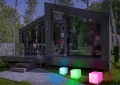 Kwadratowa lampa solarna ogrodowa led biała rgb + pilot kolorowa 40x40cm (1).jpg