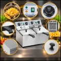 Frytownica elektryczna dwukomorowa TIMER 2x9L profesjonalna   (4).jpg