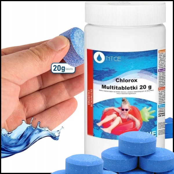 Chlor do basenu jacuzzi spa tabletki 20g niebieska woda chemia do basen 1kg3.jpg